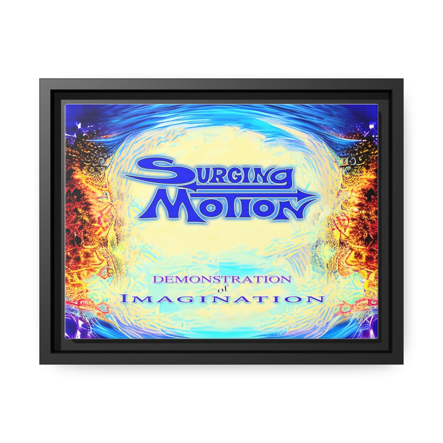 Demonstration Of Imagination Matte Canvas, Black Frame