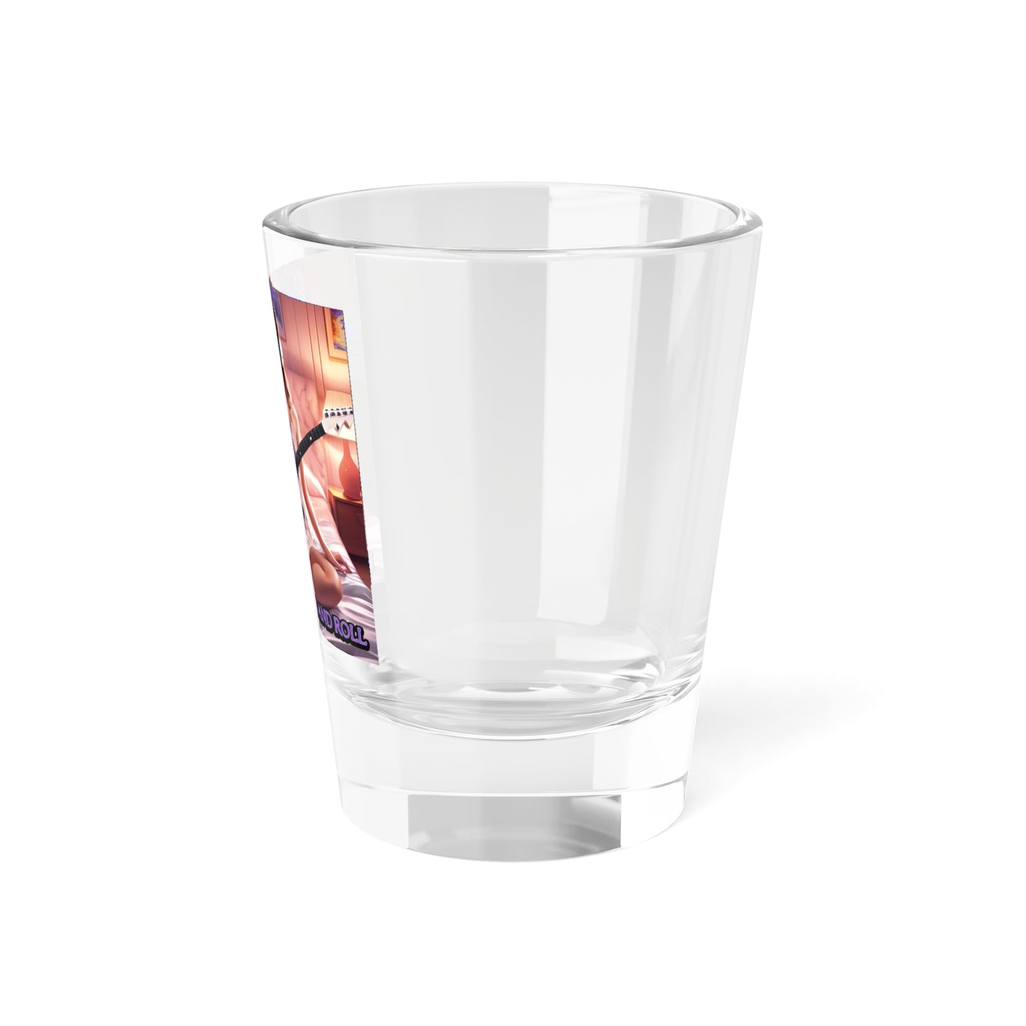 Raised On Rock And Roll Shot Glass, 1.5oz