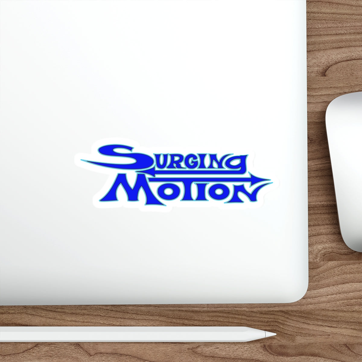 Surging Motion 6 Inch Die-Cut Sticker
