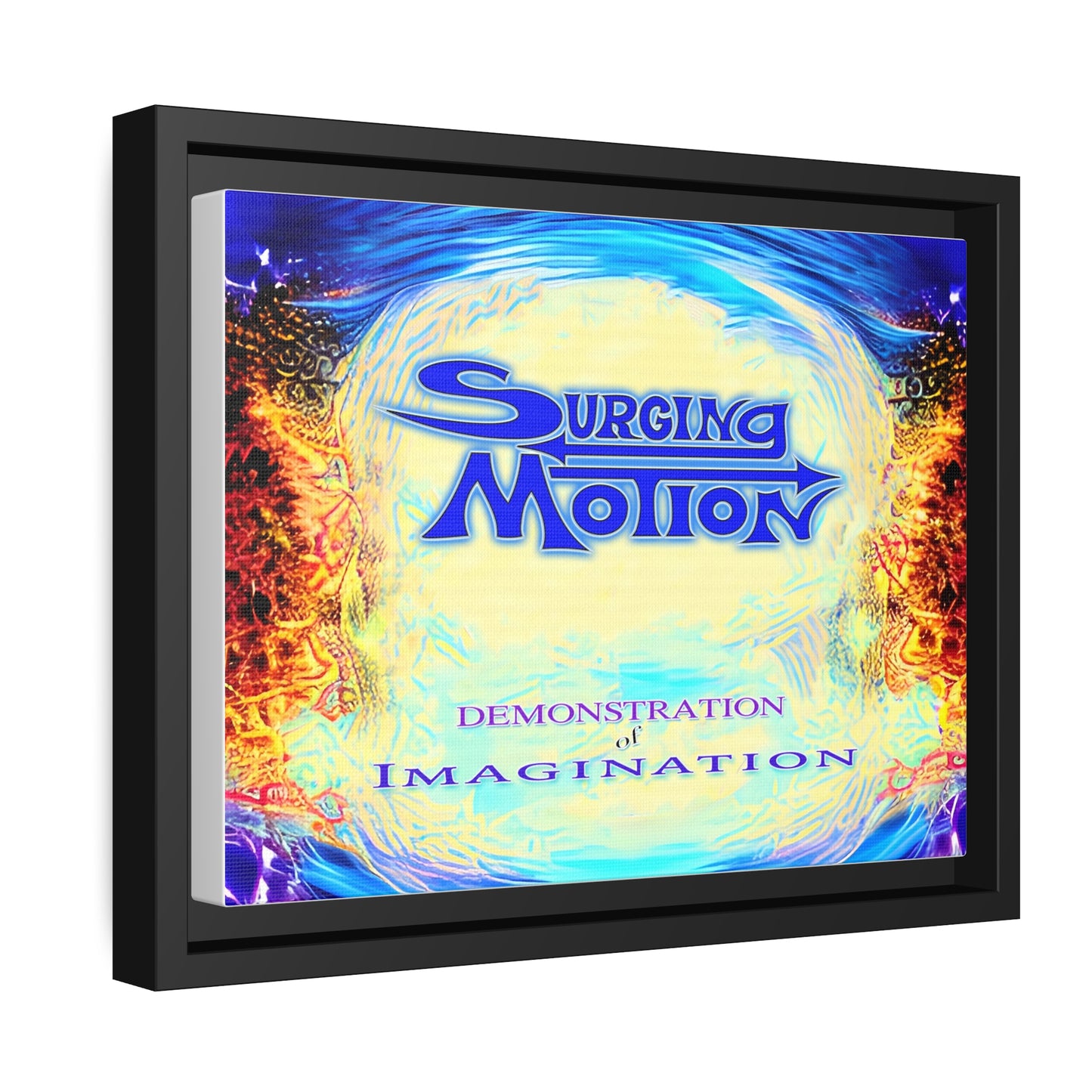 Demonstration Of Imagination Matte Canvas, Black Frame