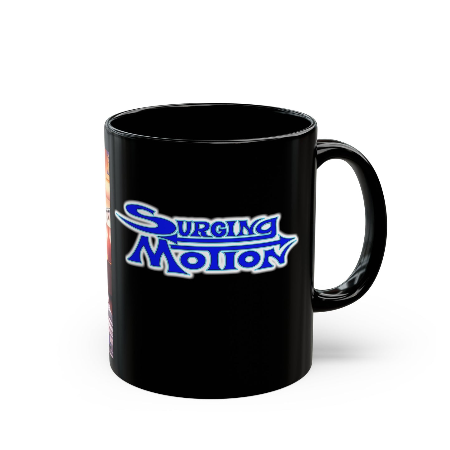 Surging Motion/Raised On Rock And Roll Mug (11oz)
