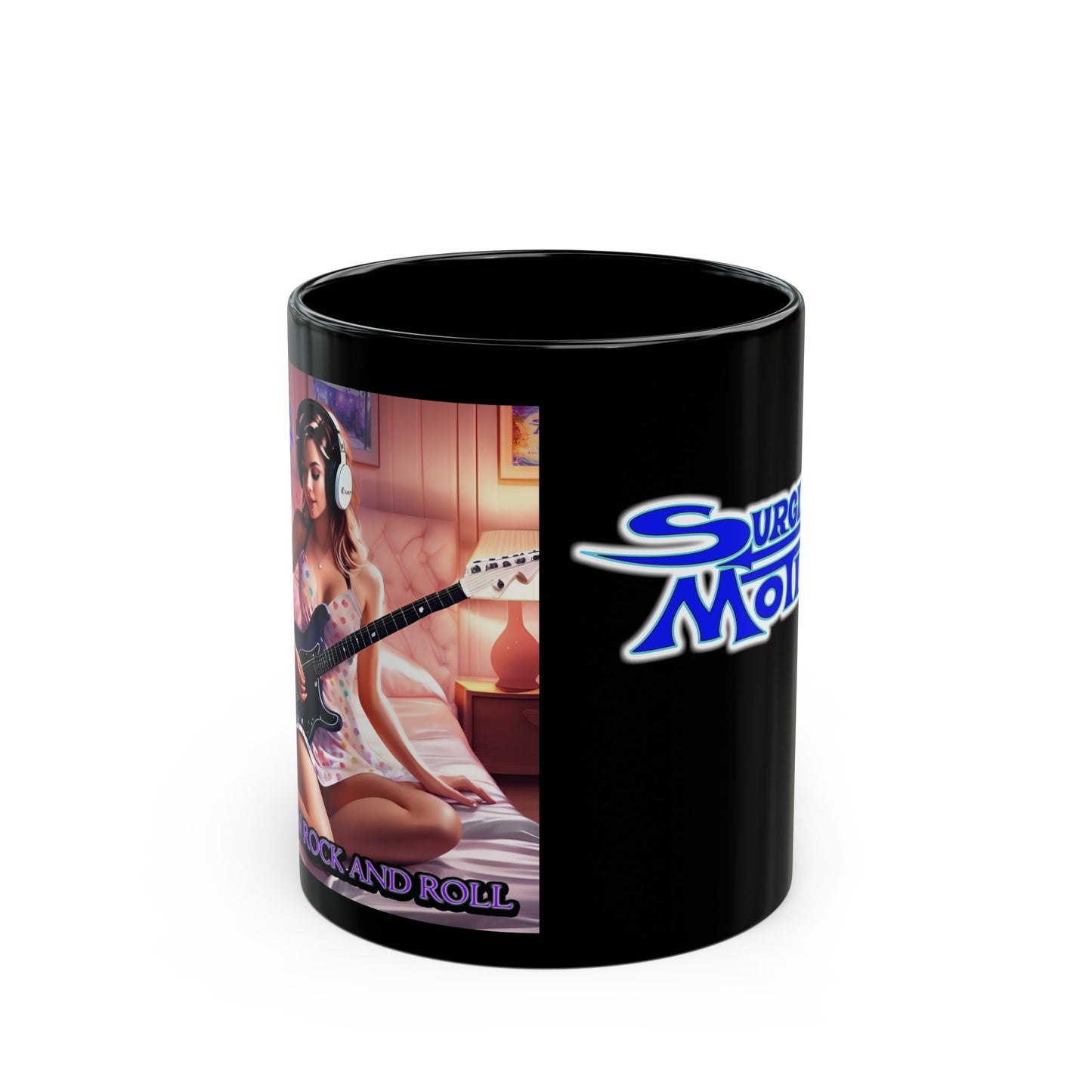 Surging Motion/Raised On Rock And Roll Mug (11oz)